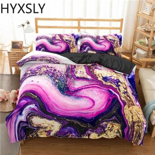 3D Luxury Marble Printed Bedding Set For Adults kids Couple 2/3pc Home Textiles Twin Queen King Size Duvet Cover with Pillowcase