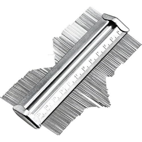 125MM Profile Contour Gauge Deep Decorating Template Tiling Steel Metal Tiling Skirting Laminate Profile Wood Shape