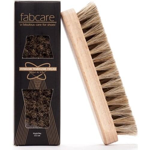 Shoe Polish Brush Horse Hair Natural Leather Soft Polishing Tool Cleaning Suede Nub Boots