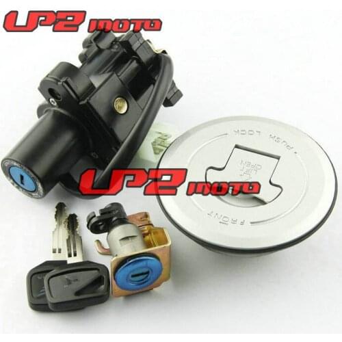 Motorcycle Lock Kits Ignition Switch Lock Tank Cap For HONDA CB600 CB600F 2003-2006