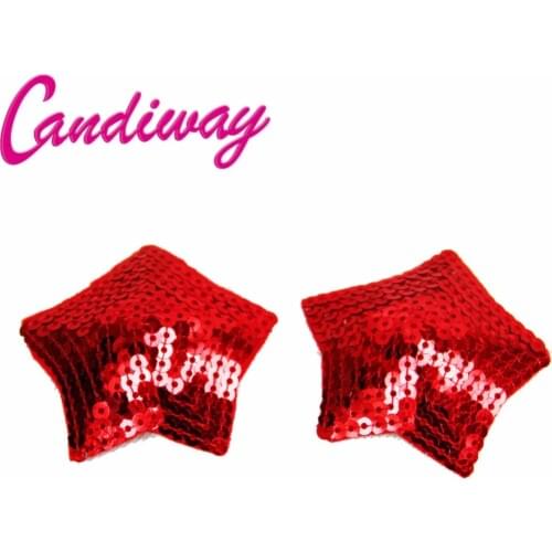 Red Star Design Body Breasts Stickers Disposable The Chest Paste womens girls Adhesive Nipple Covers Pads