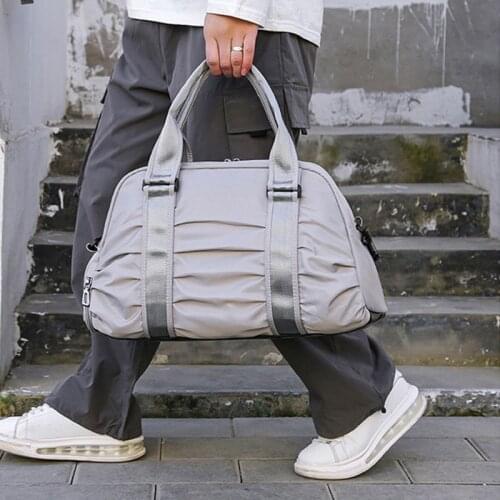 New Carry on Duffel Bag Outdoor Sport Bag Dry Wet Separate Gym Fitness Handbag Casual Solid Large Capacity Sac De Voyage XA653F