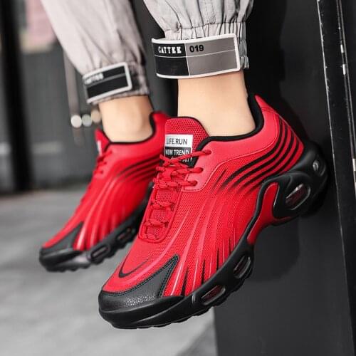 2021 new sports shoes full palm air cushion mens and womens shoes thick bottom increased spring and summer shoes breathable sh