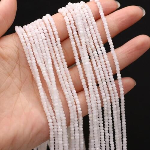 New Style Natural Stone Bead Section Moonstone Small Beads For DIY Jewelry Making Necklace Bracelet Earring Accessory