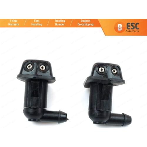ESP1005 2 Pieces Front Windscreen Water Washer Spray Nozzles GK2C67510B for Toyota Yaris MK1 MR2 MK2 MK3 Celica MK6 Tacoma MK1