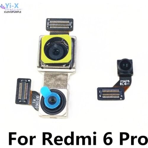 Original Back Front Camera Flex Cable For Xiaomi Redmi 6 Pro Rear Big Small Camera For Xiaomi Mi A2 Lite