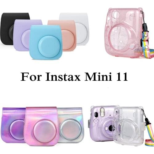 Shoulder Camera Protective Case Colorful Patterns Leather Camera Bag For Fujifilm Instax Polaroid Mini11 Mini 11 Case Handbags