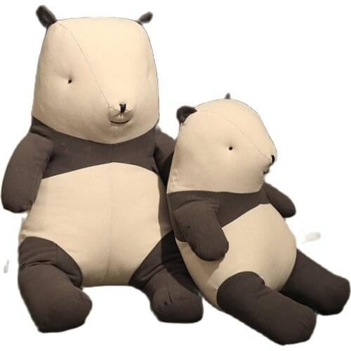 20/30/40/50cm ins Nordic Style Cartoon Panda Plush Toy Pillow Cute Stuffed Soft Animal Doll Home Decor For Kids Baby Girls Gift