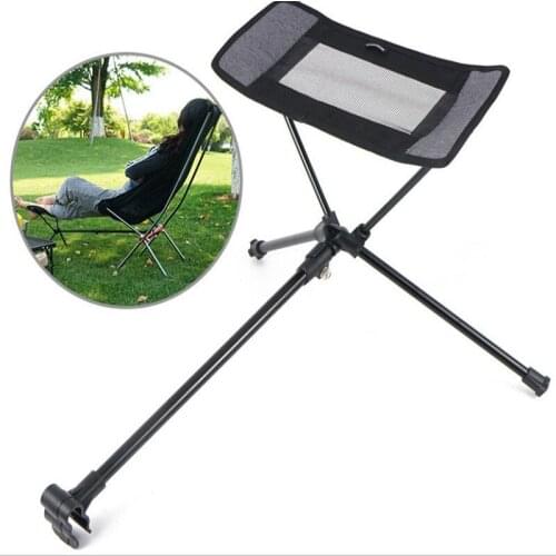 Portable Stool Collapsible Footstool For Camping Beach Chair Folding Fishing Outdoor BBQ Camping Chair Foot Recliner Foot Rest