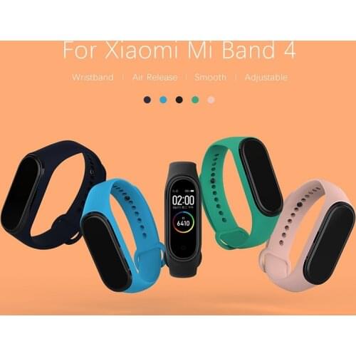 NILLKIN For Xiaomi Mi Band 4 Strap Silicone Wrist Strap For Xiaomi Mi Band 4 global Bracelet Replacement for xiaomi band 4 smart
