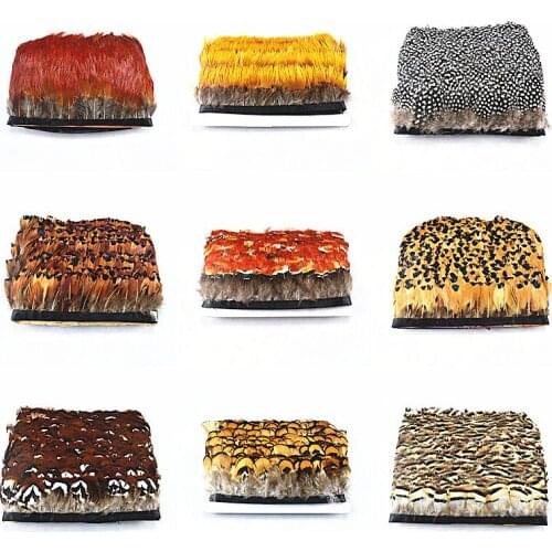 New 1yards beautiful Natural pheasant feather trims DIY feathers for crafts Costumes/Wedding Dress Decoration Accessories plumes