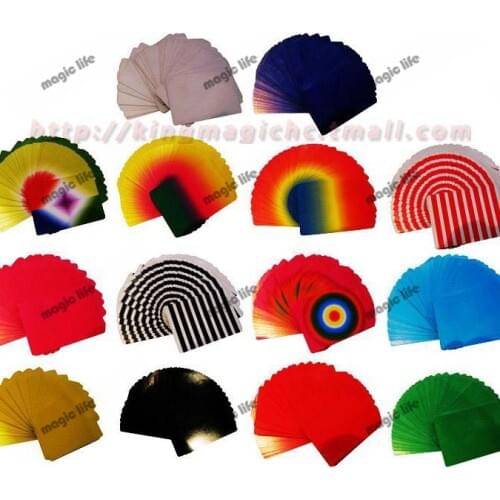 Ultra Thin Flying Cards 14 colors Card Manipulation 8.7*6.2cm with 1cm thickness magic tricks magic props