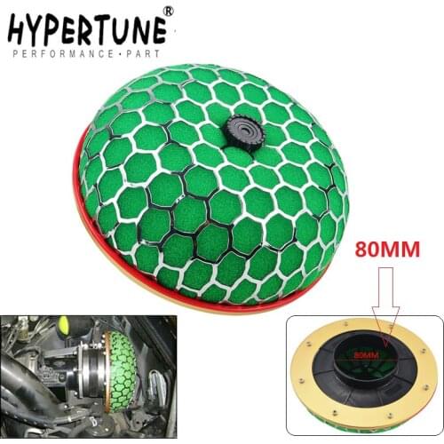 Hypertune - 80mm Connector Universal Air Filter Cleaner Intake Super Power Flow Reloaded Kit HT-HAF80-MB