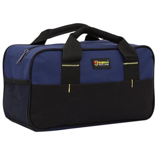 Large Capacity Tool Bags Handbag Waterproof Oxford cloth Electrician Bag Plastic Bottom Mens Oblique Bag Tool
