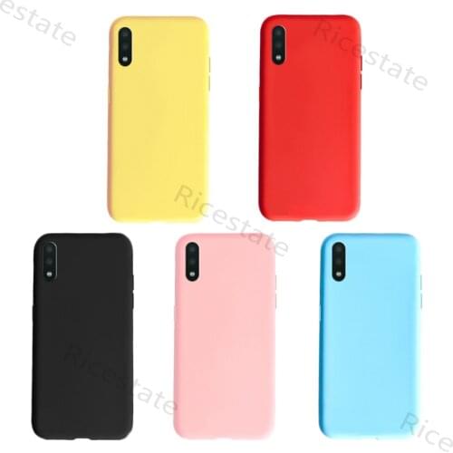 Candy phone Case For Samsung Galaxy A02 SM-A022F M02 Case Simple Slim Matte Soft Silicone Back Cover For Samsung A02 A 02 M 02