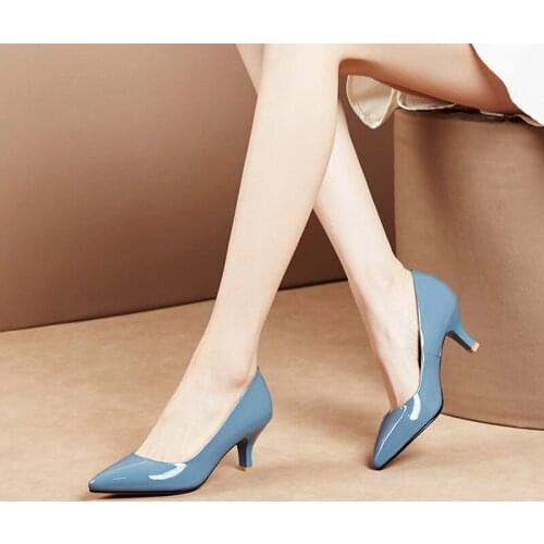 Brand Design Women Pumps Spring Summer New Arrival Fashion Genuine Leather High Heels Party Shoes Woman Night Club Shoes