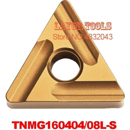 10PCS TNMG160404L-S / TNMG160408L-S Carbide CNC inserts,CNC lathe tool,apply to steel processing,insert MTJNR/WTJNR turning tool