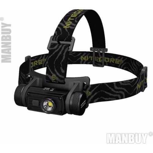 2020 NITECORE HC60W Headlamp CREE U2 1000LMs Headlight Without Battery Waterproof Camping Hunting Fishing Climbing Free Shipping