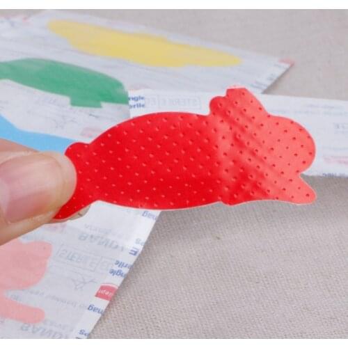 30PCS/pack Hemostatic Paste First Aid Wound Band Waterproof Adhesive Bandages Wound Dressing Band For Baby Care