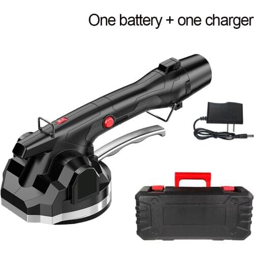 600W vibrator for tiles 100x100cm tiling Plastering machine laying tiles with 1x300mAh battery automatic floor vibrator leveling
