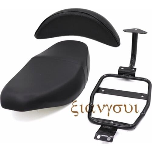 Large Cushion Double Seat Cushion Full Set Of Backrest Soft Seat With Bracket For Citycoco Modified Accessories parts