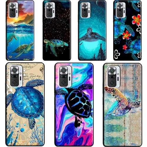 Sea Turtle For Xiaomi Redmi Note 10 Pro Note 9S 8T Note 9 8 Pro Case For Redmi 9 9A 8A 9C 9T Cover