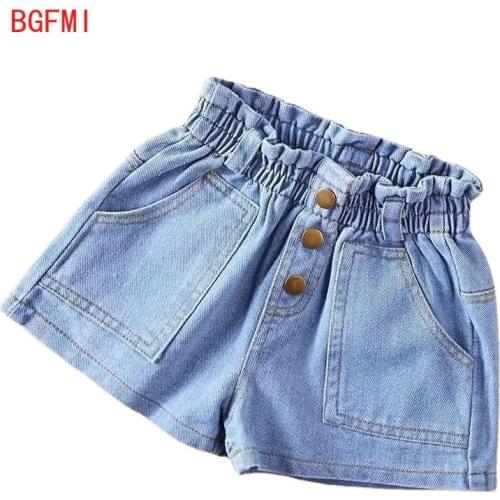 2021 Hot Summer Fashion Beauty Cute 3 6 8 10 12 Yrs Children teenager Short Jeans Pants Baby Kids Girls Denim Tassel Hole Shorts