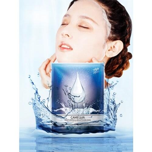 HANAJIRUSHI Camellia Moisturizing Brightening Sheet Mask Set Facial Wrapped Mask 2 packs