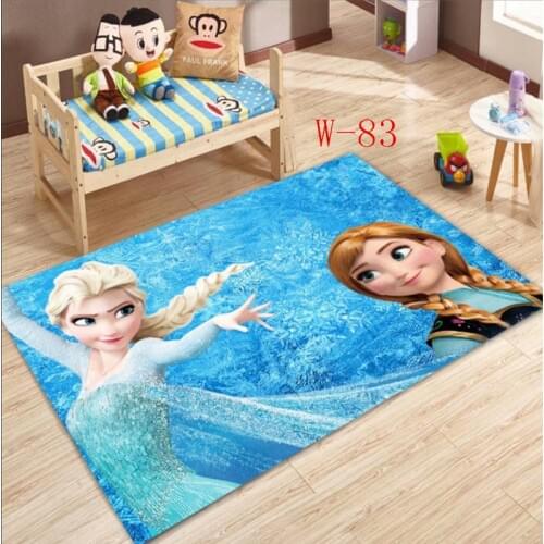 Disney Frozen Elsa Anna Rug Princess Cute Children Room Carpet fairy tale girl bedroom living room blanket door mat outdoor