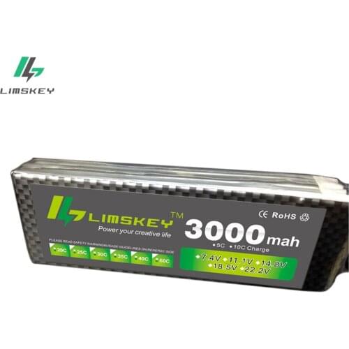 Limskey Drone Batteyr 3S 11.1v 3000mah Lipo Battery 30c For Helicopter RC Car Boat power T XT60 JST Plug 3s lipo battery 11.1