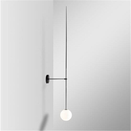 Nordic Minimalist LED Wall Light Simple Leisure Geometric Line Wall Lamp Bedroom Bedside Light Corridor Lighting Free Shipping