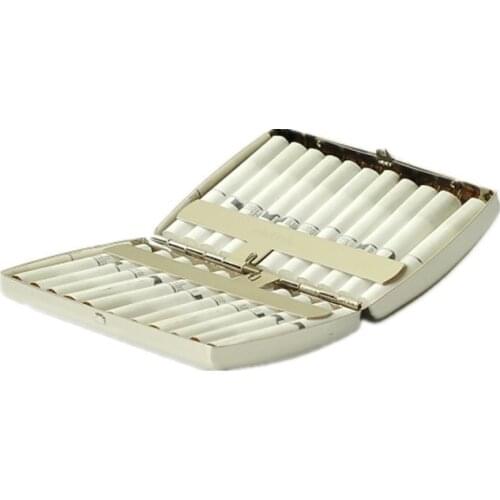 Fashion Pocket Aluminum alloy Cigarette Tobacco Protection Moistureproof Storage Case Holder Metal Box for IQOS