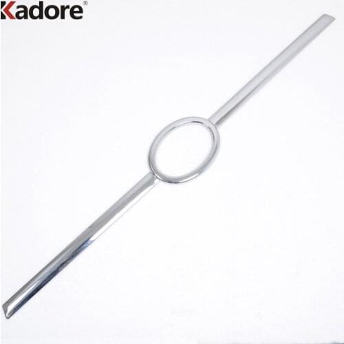 Rear Trunk Lid Cover Trim For Toyota Land Cruiser LC200 FJ200 2013 2014 ABS Chrome Tail Gate Decoration Strip Car Accessories