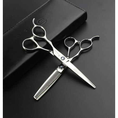 Sharonds Japan 440C Stainless Steel 6 Inch Salon Hairdressing Scissor Hair Stylist Hairdressing Modeling Hair Scissor Tools