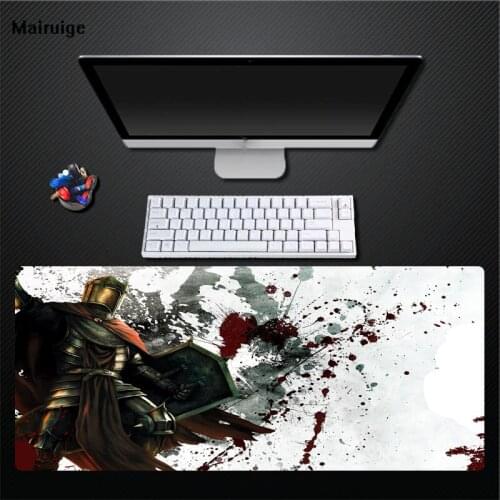 Mairuige Print Bloody Knight Game Player Exclusive Non-slip Durable Mouse Pad Custom Lock Edge Speed Pad Keyboard Pad