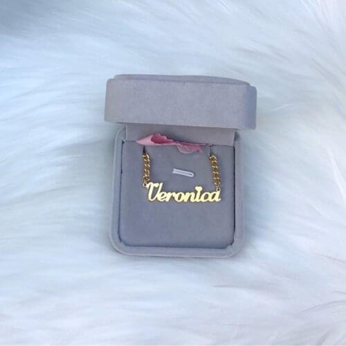 Personalized Crown Custom Name Necklaces For Women Wedding Jewelry Stainless Steel Rose Gold Nameplate Word Letter Accessories