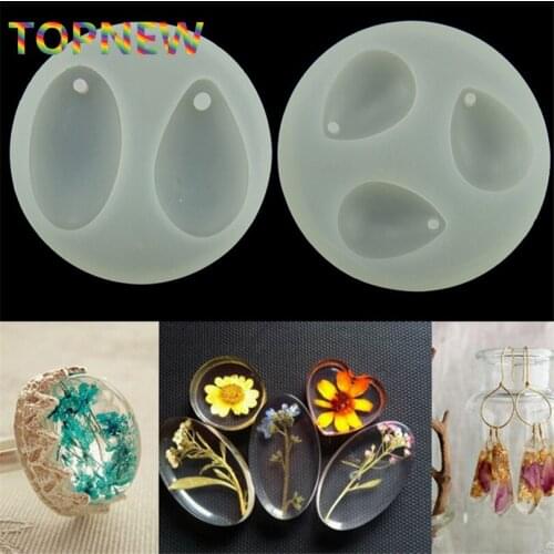 Transparent Silicone Drops Semicircle Creative Mold Cake Fondant Chocolat Pendant Jewelry Handmade Crafts Epoxy Resin Mould