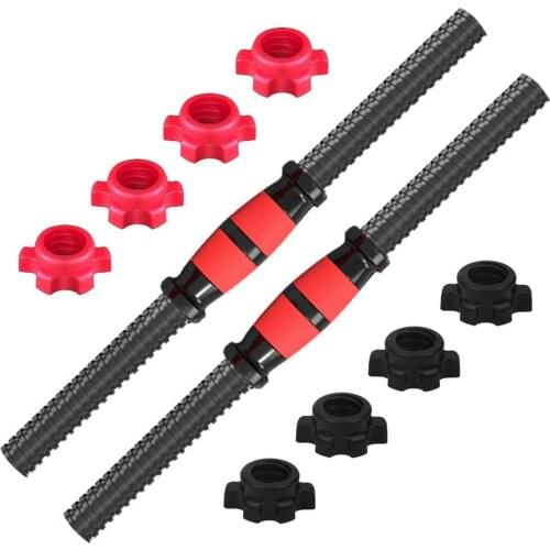 Dumbbell Bar Connecting Steel Tube With Non-Slip Grip Barbell Bar For For Various Warm-up Exercises And Strength Training Home