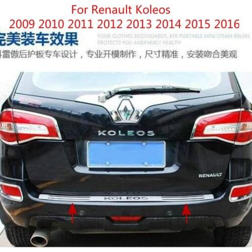 High quality stainless steel rear windowsill panel,Rear bumper Protector SillFor Renault Koleos 2009 - 2016 Car-styling