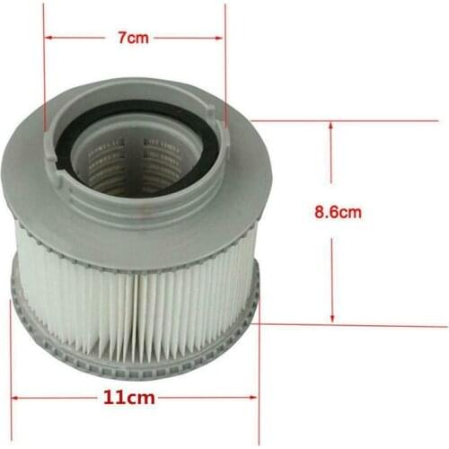 1/2 Pcs Filter Cartridges Strainer Replacement Durable for MSPA Hot Tub Spas Swimming Pool ALI88