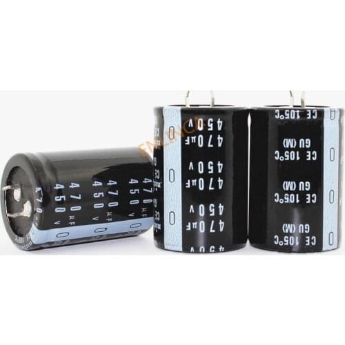 1pcs/lot 450v 470uf Radial DIP Aluminum Electrolytic Capacitors size 30*50 470uf 450v Tolerance 20