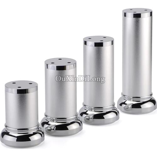 Stunning 2PCS European Metal Adjustable Furniture Feet Legs Kitchen TV Cabinets Sofa Table Chair Support Leg Feet Pads 4 Sizes