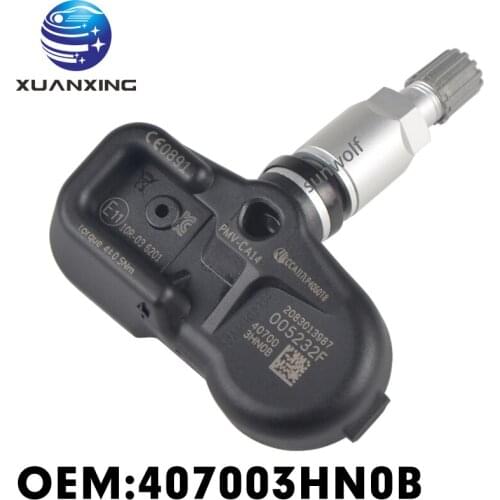 407003HN0B Tire Pressure Sensor Monitoring System TPMS 433MHz PMV-CA14 For Nissan PATROL Infiniti Q30 Q70 QX30 QX50 QX70 kICKS