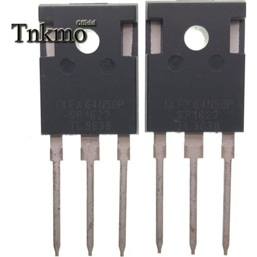 5PCS-10PCS IXFX64N50P TO-247 IXFX64N50 TO247 64N50P 60N50 MOS FET 64A / 500V New and original