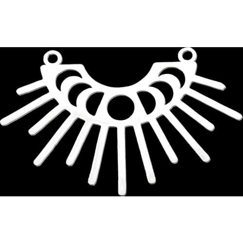 5pcs/lot 100% Stainless Steel Barbed Shape DIY Earring Pendant Charm Wholesale Custom Charms Never Fade Factory Prices