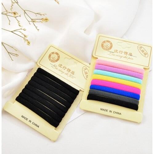 8pcs/pack Fashion 7cm Elastic Hair Rubber Bands Baby Girls Kids Children Hair Accessories Rope Headwea