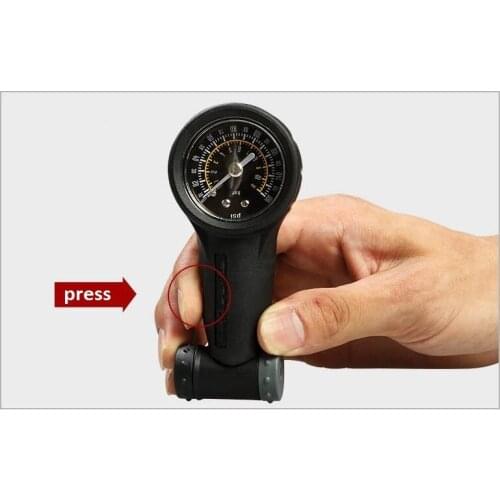 Tire pressure gauge bicycle tyre pressure monitor tire exhaustion outgassing valve