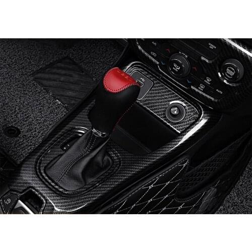 For Jeep Compass 2017 2018 2019 2020 ABS Matte Gear Shift Panel Cover Car Decoration Trim Interior Accessories Sticker