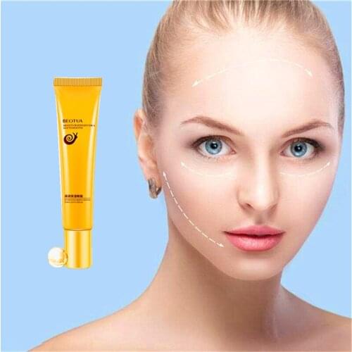 Fruit Extract Elastic Restoration Eyes Creams Firming Anti Puffiness Dark Circles Anti Wrinkle Soothing Tired Snail Cream 20g