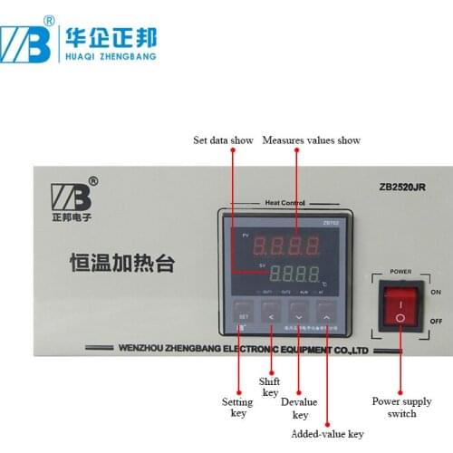 Digital Display Temperature Control Stainless Steel Electric Heating Plate